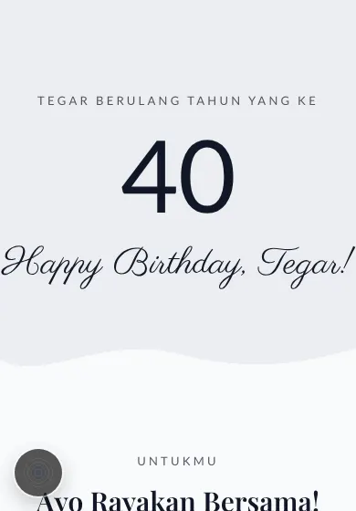 Contoh tampilan template Abu Modern