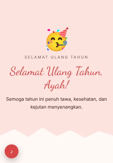 Contoh tampilan template Merah Ceri