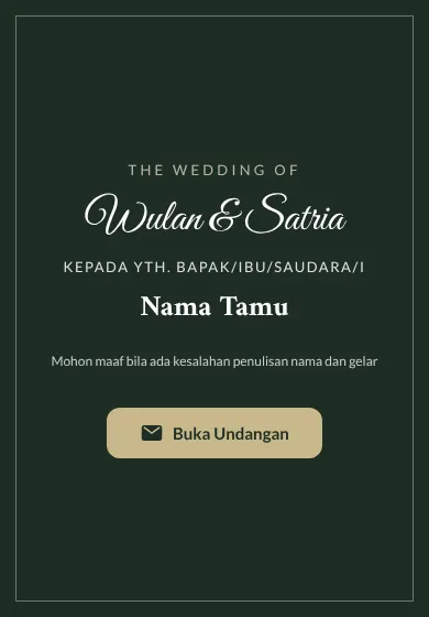 Contoh tampilan template Hutan