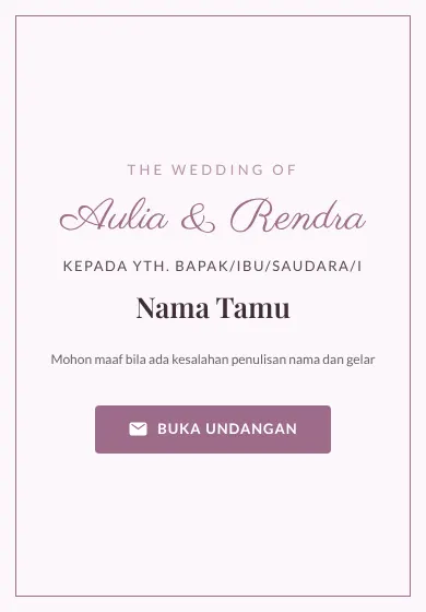 Contoh tampilan template Mauve