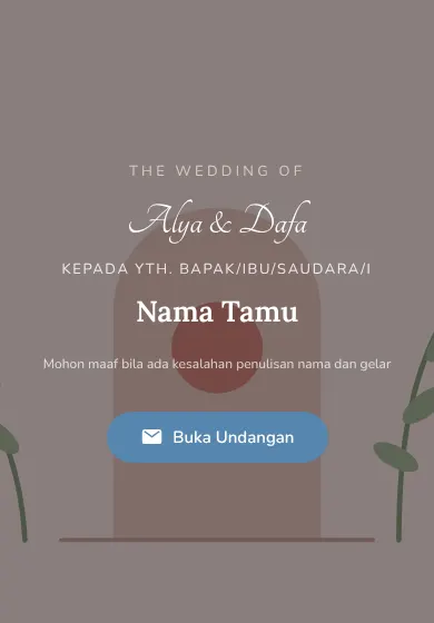 Contoh tampilan template Langit