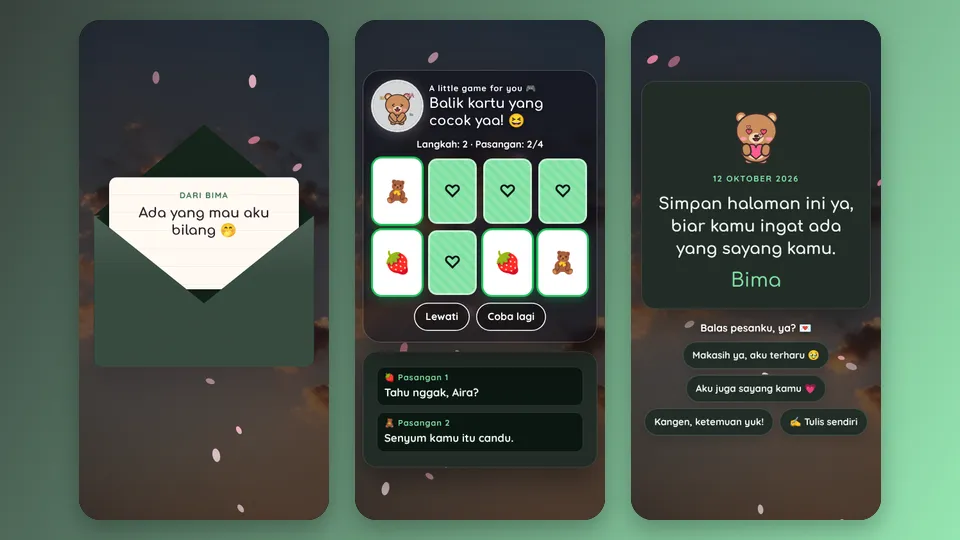Contoh tampilan template Paling Indah