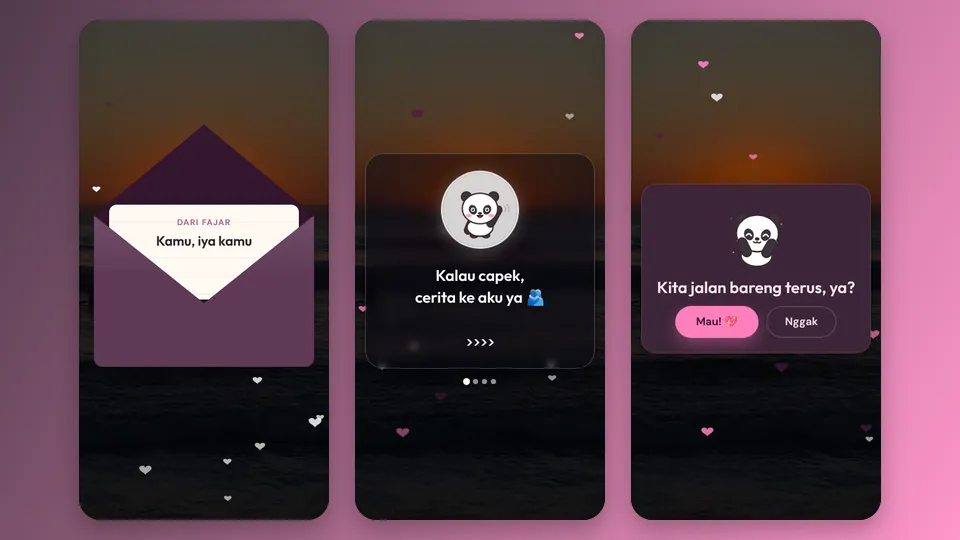 Contoh tampilan template Kamu Tau