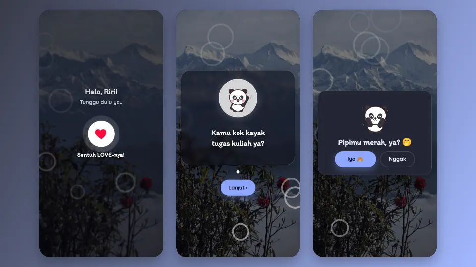 Contoh tampilan template Coba Hitung
