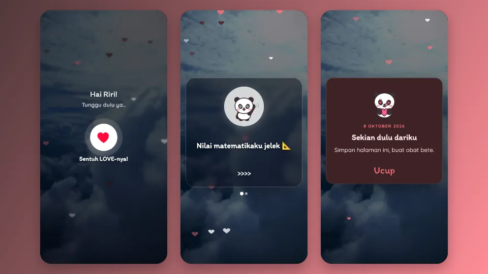 Contoh tampilan template Ga Ada Beda