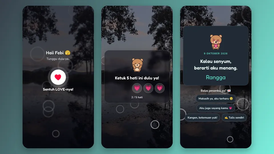 Contoh tampilan template Nyambung Banget