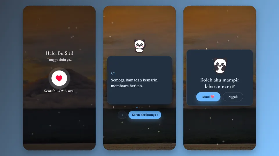 Contoh tampilan template Boleh ya 2
