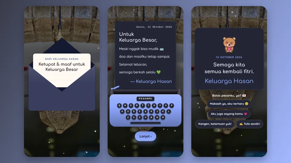 Contoh tampilan template Puasa Lancar?