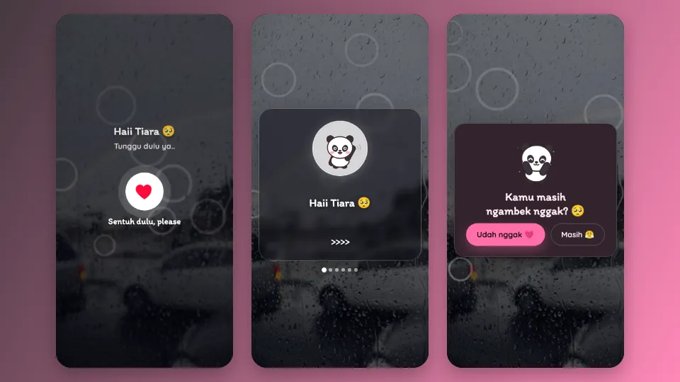 Contoh tampilan template Masih Ngambek?