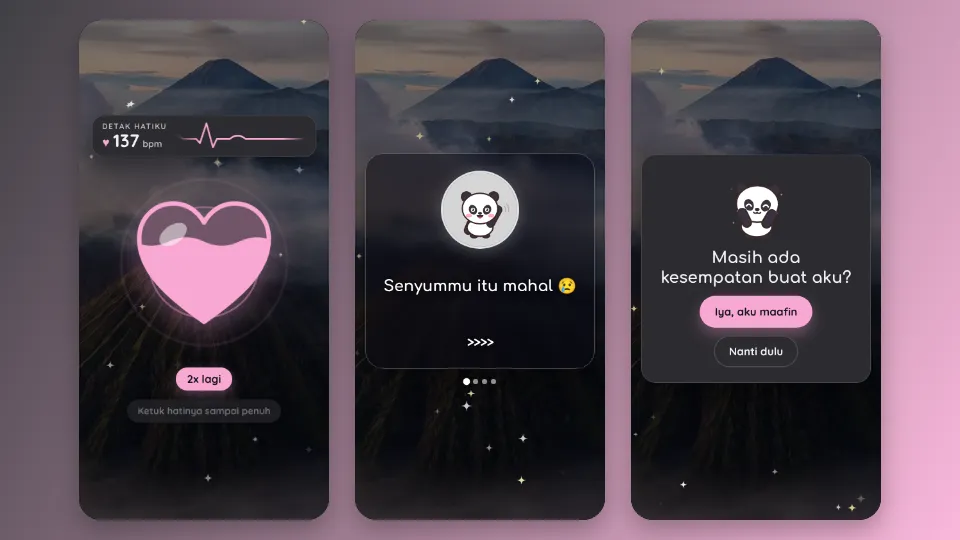 Contoh tampilan template Semoga Kamu