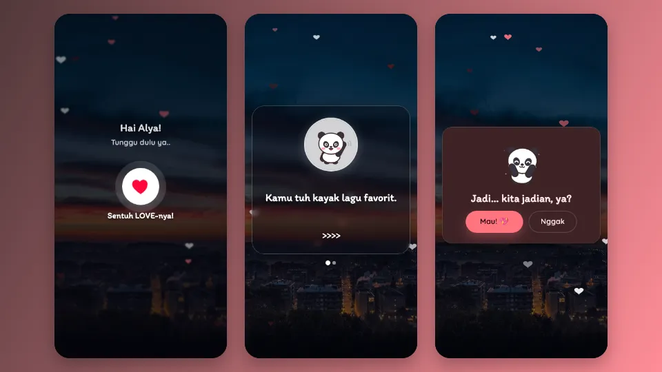 Contoh tampilan template Selalu Jadi