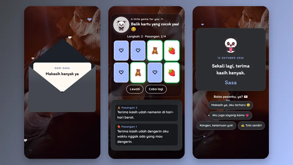 Contoh tampilan template Untuk Cikgu